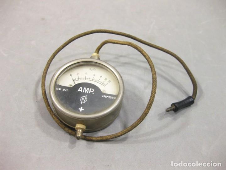 Antig&uuml;edades: Amper&iacute;metro de comprobaci&oacute;n. Tipo reloj de Bolsillo. - Foto 1