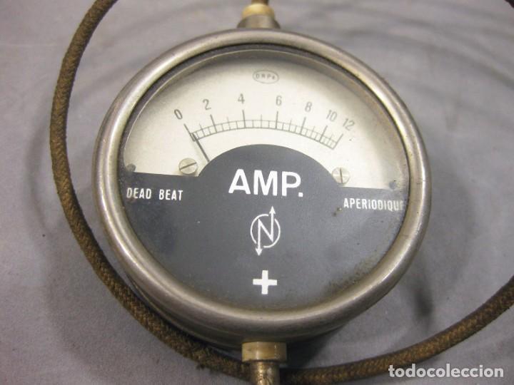Antig&uuml;edades: Amper&iacute;metro de comprobaci&oacute;n. Tipo reloj de Bolsillo. - Foto 2