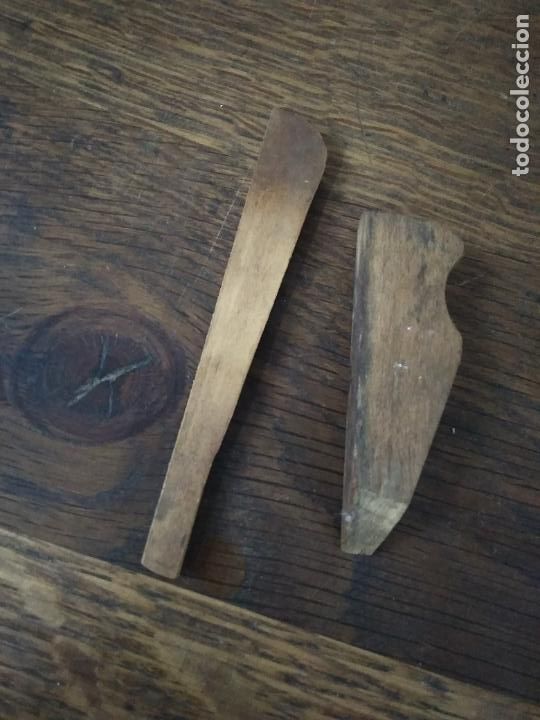 Antig&uuml;edades: 2 accesorios cepillo carpintero. CEP-4. Caja tornillos - Foto 2