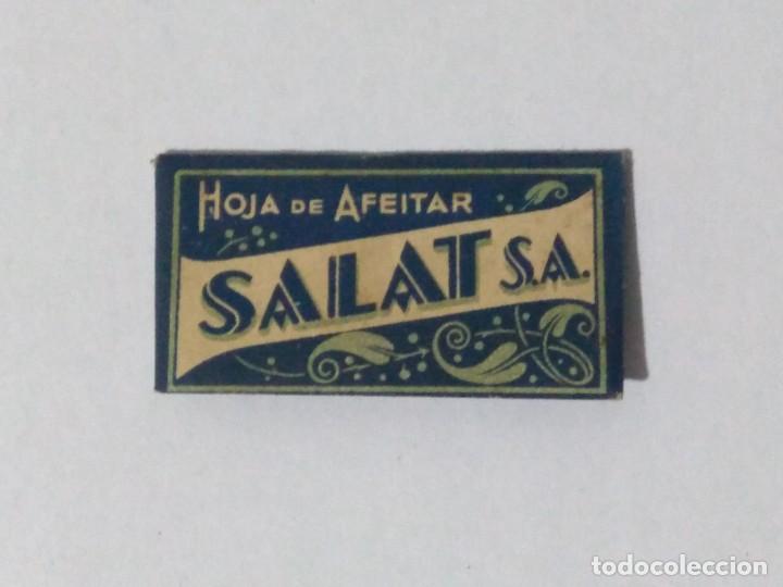 Antig&uuml;edades: HOJA DE AFEITAR SALAT EN SU FUNDA. - Foto 1