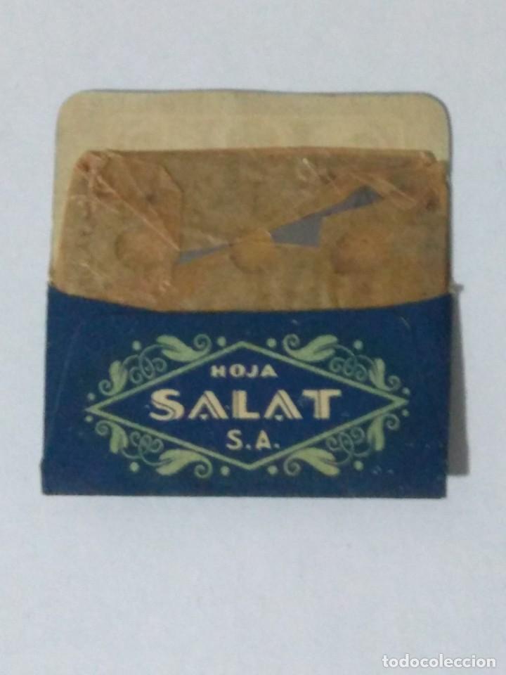 Antig&uuml;edades: HOJA DE AFEITAR SALAT EN SU FUNDA. - Foto 3