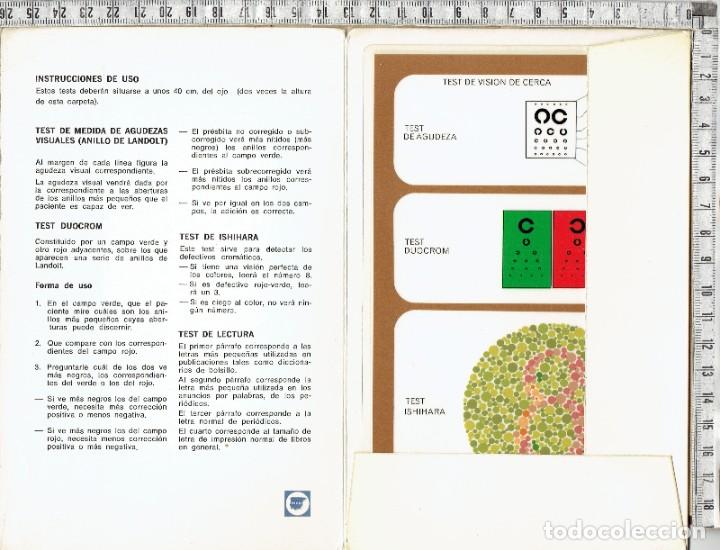 Antig&uuml;edades: CARPETA TEST DE VISION PROXIMA INDO. - Foto 2