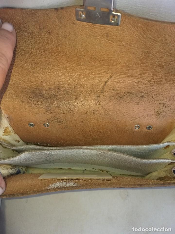 Antig&uuml;edades: CARTERA DE COBRADOR PARA CINTO - Foto 2