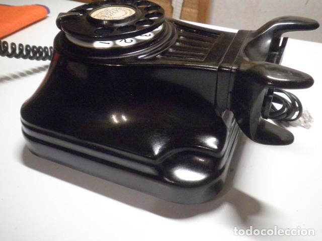 Tel&eacute;fonos: Telefono de pared de baquelita negra - Foto 8