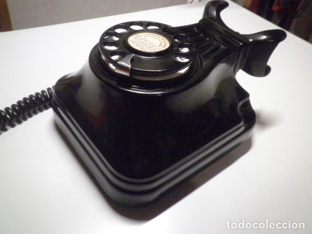Tel&eacute;fonos: Telefono de pared de baquelita negra - Foto 9