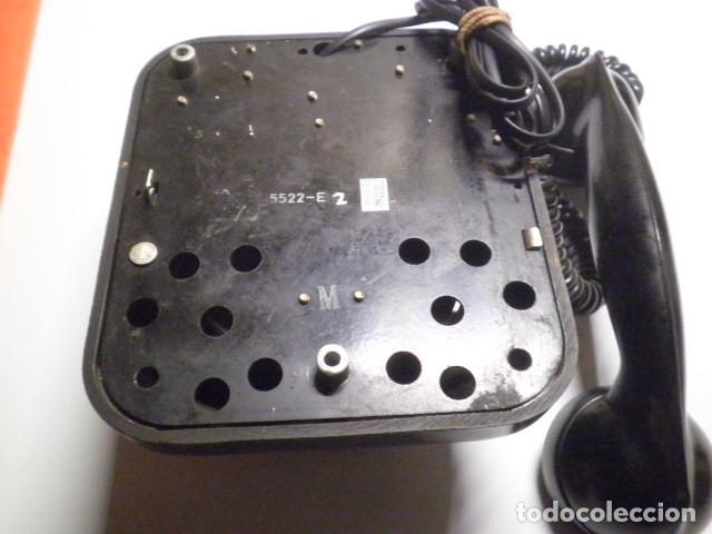Tel&eacute;fonos: Telefono de pared de baquelita negra - Foto 11