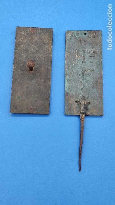 Antig&uuml;edades: MOLDE EN BRONCE DESCONOZCO PARA QUE SE HA UTILIZADO - Foto 2