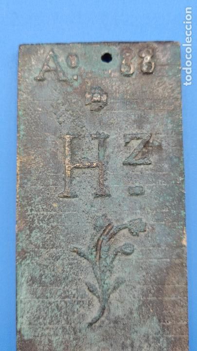 Antig&uuml;edades: MOLDE EN BRONCE DESCONOZCO PARA QUE SE HA UTILIZADO - Foto 4
