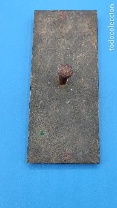 Antig&uuml;edades: MOLDE EN BRONCE DESCONOZCO PARA QUE SE HA UTILIZADO - Foto 8