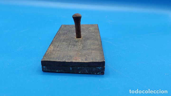 Antig&uuml;edades: MOLDE EN BRONCE DESCONOZCO PARA QUE SE HA UTILIZADO - Foto 12