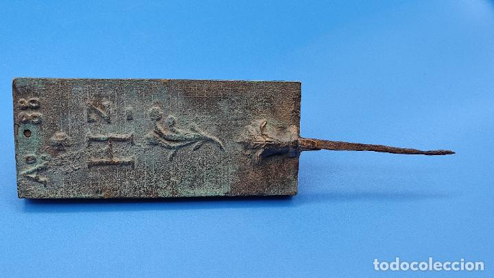 Antig&uuml;edades: MOLDE EN BRONCE DESCONOZCO PARA QUE SE HA UTILIZADO - Foto 15