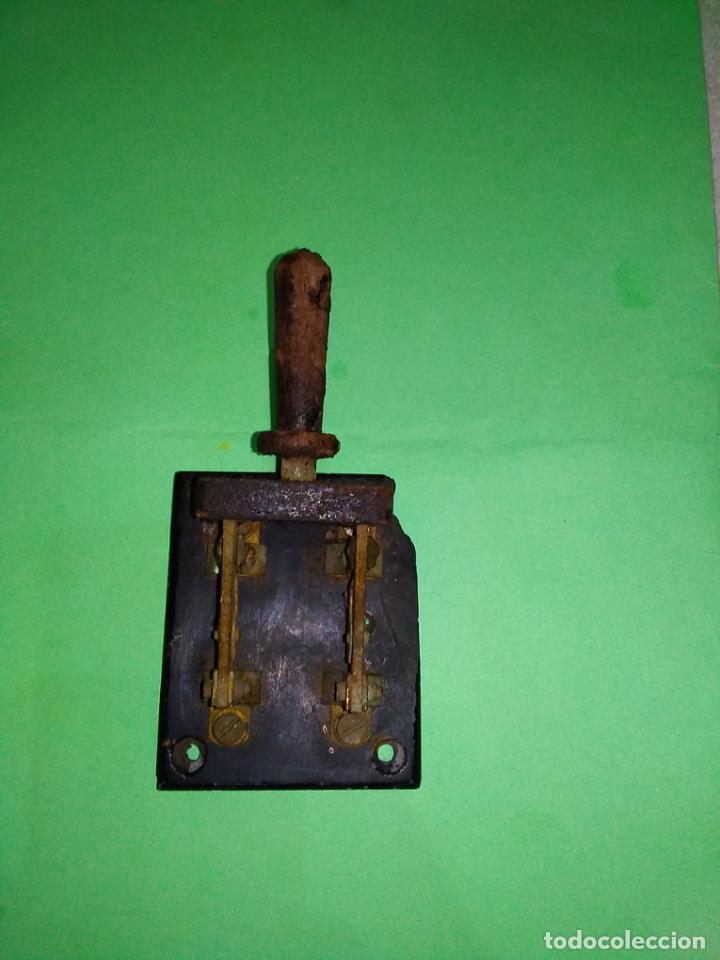 antiguo interruptor de palanca o guillotina sob - Compra venta en  todocoleccion