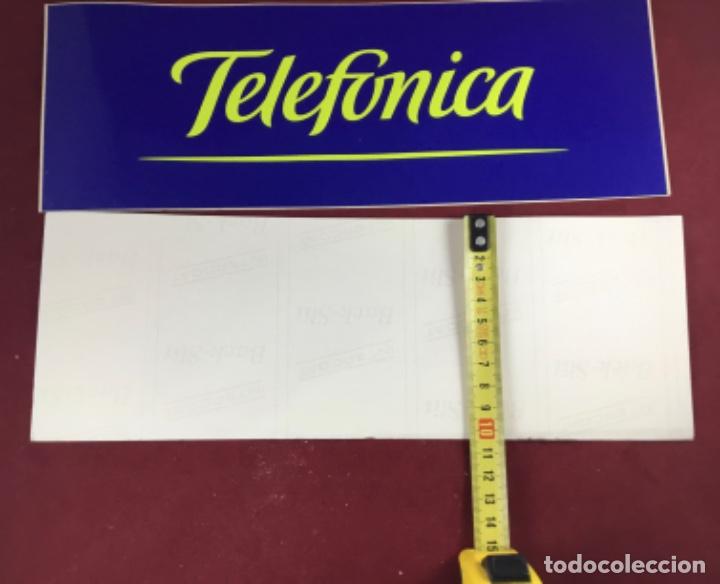 Tel&eacute;fonos: Lote de dos antiguas pegatinas Telef&oacute;nica, CTNE. - Foto 4