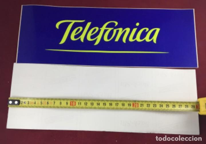 Tel&eacute;fonos: Lote de dos antiguas pegatinas Telef&oacute;nica, CTNE. - Foto 5