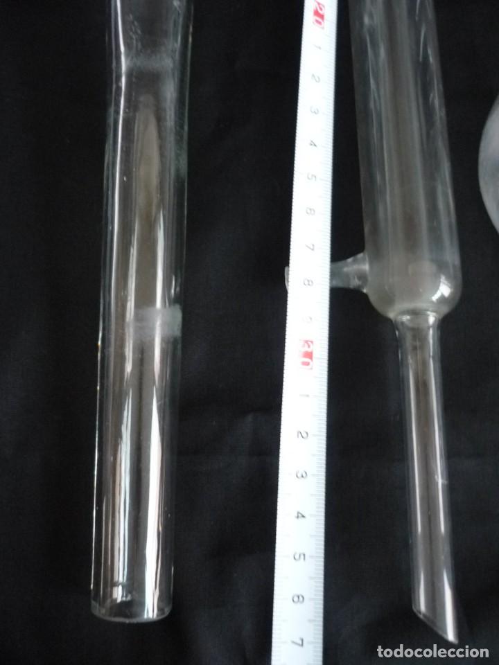 Antig&uuml;edades: Conjunto de elementos de vidrio de laboratorio - Foto 4
