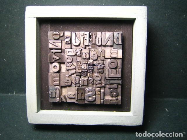Antig&uuml;edades: IMPRENTA - CUADRO TIPOGRAFICO BICOLOR - UNICO - REF. NUM. 1 - Foto 1