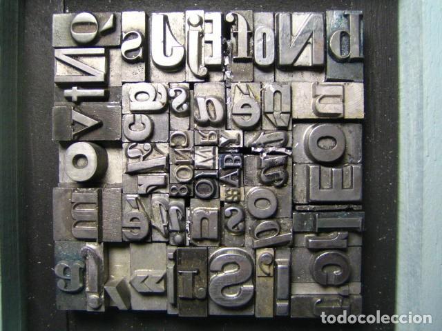 Antig&uuml;edades: IMPRENTA - CUADRO TIPOGRAFICO BICOLOR - UNICO - REF. NUM. 1 - Foto 2