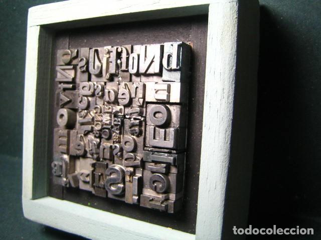 Antig&uuml;edades: IMPRENTA - CUADRO TIPOGRAFICO BICOLOR - UNICO - REF. NUM. 1 - Foto 3