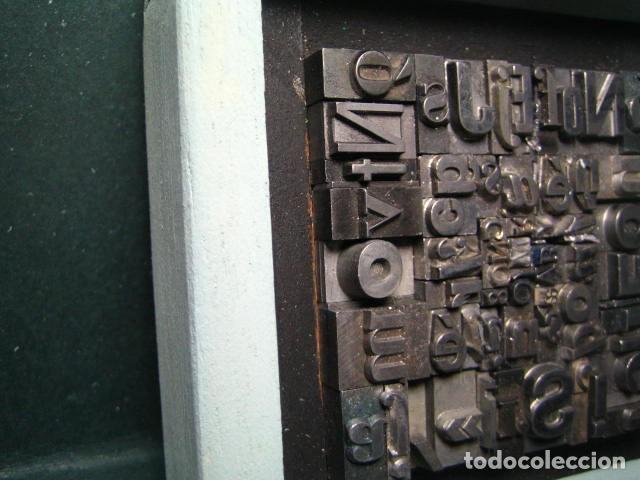 Antig&uuml;edades: IMPRENTA - CUADRO TIPOGRAFICO BICOLOR - UNICO - REF. NUM. 1 - Foto 4