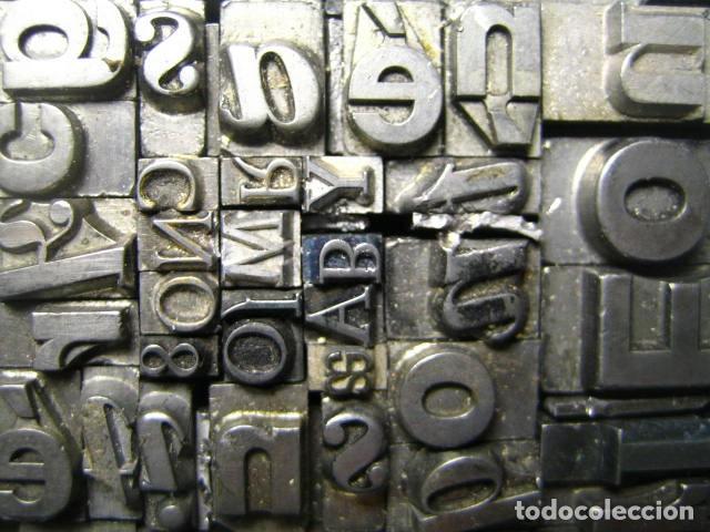 Antig&uuml;edades: IMPRENTA - CUADRO TIPOGRAFICO BICOLOR - UNICO - REF. NUM. 1 - Foto 5