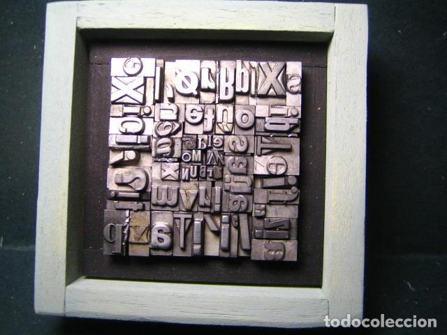 Antig&uuml;edades: IMPRENTA - CUADRO TIPOGRAFICO BICOLOR - UNICO - REF. NUM. 3 - Foto 1