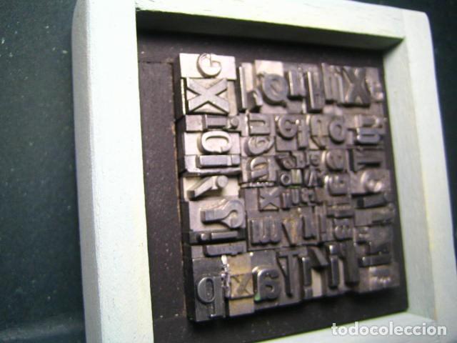 Antig&uuml;edades: IMPRENTA - CUADRO TIPOGRAFICO BICOLOR - UNICO - REF. NUM. 3 - Foto 3