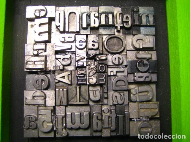 Antig&uuml;edades: IMPRENTA - CUADRO TIPOGRAFICO BICOLOR - UNICO - REF. NUM. 5 - Foto 4