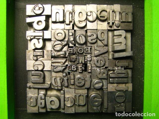 Antig&uuml;edades: IMPRENTA - CUADRO TIPOGRAFICO BICOLOR - UNICO - REF. NUM. 6 - Foto 4