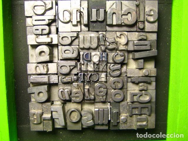 Antig&uuml;edades: IMPRENTA - CUADRO TIPOGRAFICO BICOLOR - UNICO - REF. NUM. 7 - Foto 4