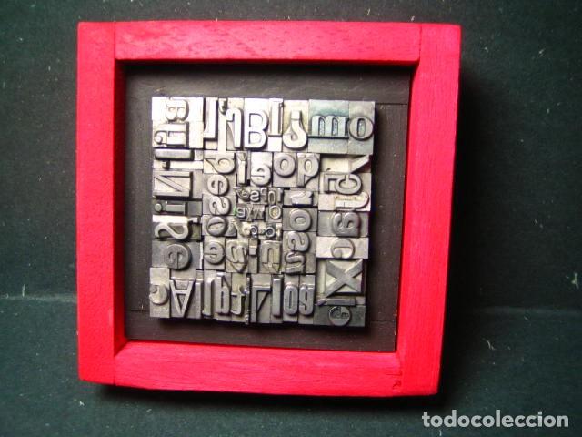 Antig&uuml;edades: IMPRENTA - CUADRO TIPOGRAFICO BICOLOR - UNICO - REF. NUM. 10 - Foto 1