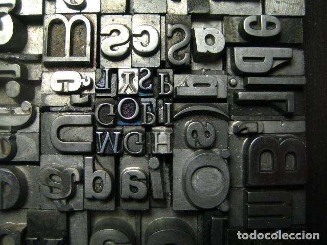 Antig&uuml;edades: IMPRENTA - CUADRO TIPOGRAFICO BICOLOR - UNICO - REF. NUM. 11 - Foto 5