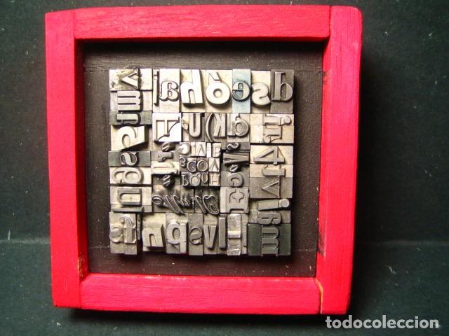 Antig&uuml;edades: IMPRENTA - CUADRO TIPOGRAFICO BICOLOR - UNICO - REF. NUM. 12 - Foto 1
