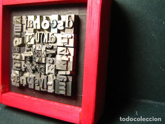 Antig&uuml;edades: IMPRENTA - CUADRO TIPOGRAFICO BICOLOR - UNICO - REF. NUM. 12 - Foto 2