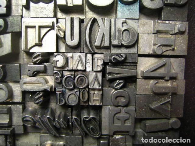 Antig&uuml;edades: IMPRENTA - CUADRO TIPOGRAFICO BICOLOR - UNICO - REF. NUM. 12 - Foto 5