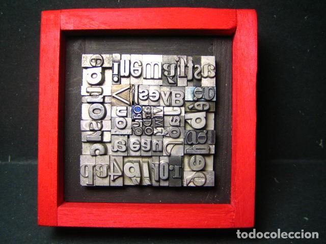 Antig&uuml;edades: IMPRENTA - CUADRO TIPOGRAFICO BICOLOR - UNICO - REF. NUM. 13 - Foto 1