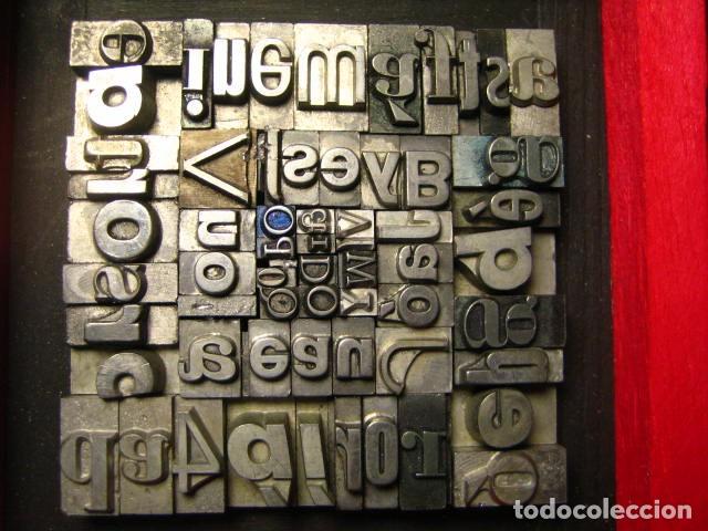 Antig&uuml;edades: IMPRENTA - CUADRO TIPOGRAFICO BICOLOR - UNICO - REF. NUM. 13 - Foto 4