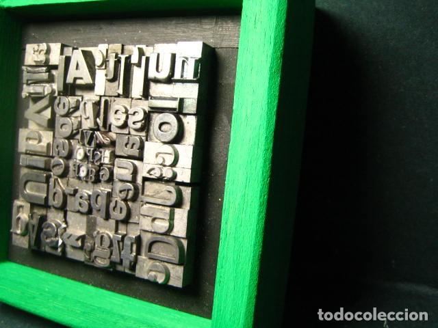 Antig&uuml;edades: IMPRENTA - CUADRO TIPOGRAFICO BICOLOR - UNICO - REF. NUM. 15 - Foto 2