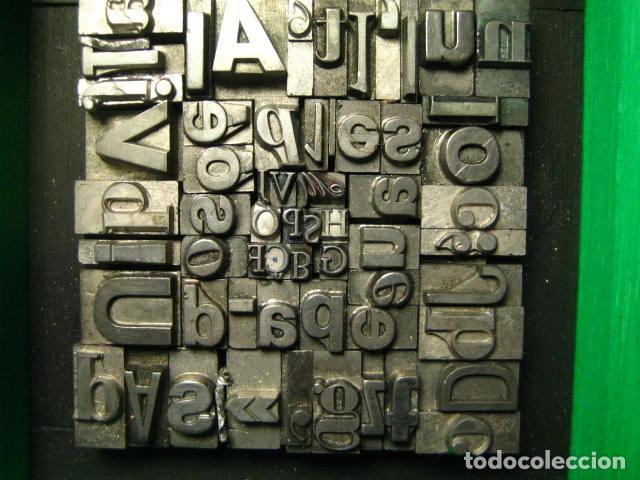 Antig&uuml;edades: IMPRENTA - CUADRO TIPOGRAFICO BICOLOR - UNICO - REF. NUM. 15 - Foto 4