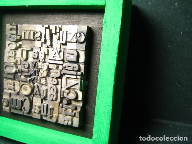 Antig&uuml;edades: IMPRENTA - CUADRO TIPOGRAFICO BICOLOR - UNICO - REF. NUM. 16 - Foto 2