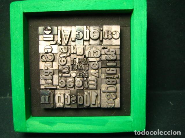 Antig&uuml;edades: IMPRENTA - CUADRO TIPOGRAFICO BICOLOR - UNICO - REF. NUM. 17 - Foto 1