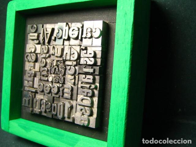Antig&uuml;edades: IMPRENTA - CUADRO TIPOGRAFICO BICOLOR - UNICO - REF. NUM. 17 - Foto 2