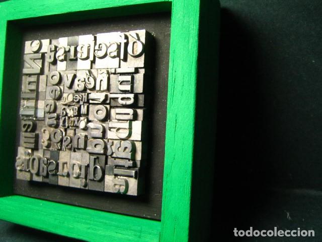 Antig&uuml;edades: IMPRENTA - CUADRO TIPOGRAFICO BICOLOR - UNICO - REF. NUM. 18 - Foto 2