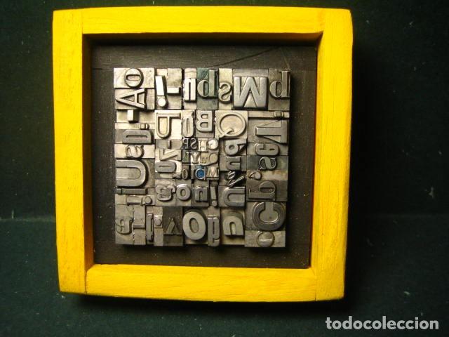 Antig&uuml;edades: IMPRENTA - CUADRO TIPOGRAFICO BICOLOR - UNICO - REF. NUM. 20 - Foto 1