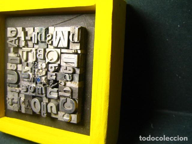 Antig&uuml;edades: IMPRENTA - CUADRO TIPOGRAFICO BICOLOR - UNICO - REF. NUM. 20 - Foto 2