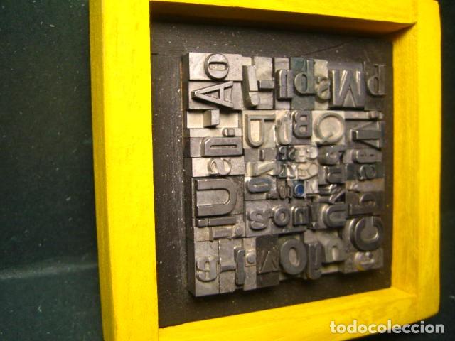 Antig&uuml;edades: IMPRENTA - CUADRO TIPOGRAFICO BICOLOR - UNICO - REF. NUM. 20 - Foto 3