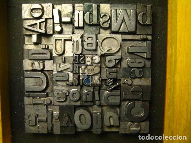 Antig&uuml;edades: IMPRENTA - CUADRO TIPOGRAFICO BICOLOR - UNICO - REF. NUM. 20 - Foto 4