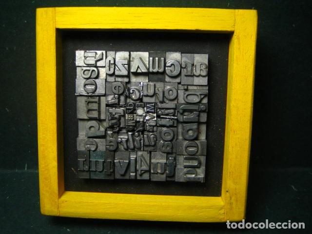 Antig&uuml;edades: IMPRENTA - CUADRO TIPOGRAFICO BICOLOR - UNICO - REF. NUM. 21 - Foto 1