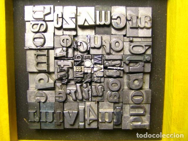 Antig&uuml;edades: IMPRENTA - CUADRO TIPOGRAFICO BICOLOR - UNICO - REF. NUM. 21 - Foto 4
