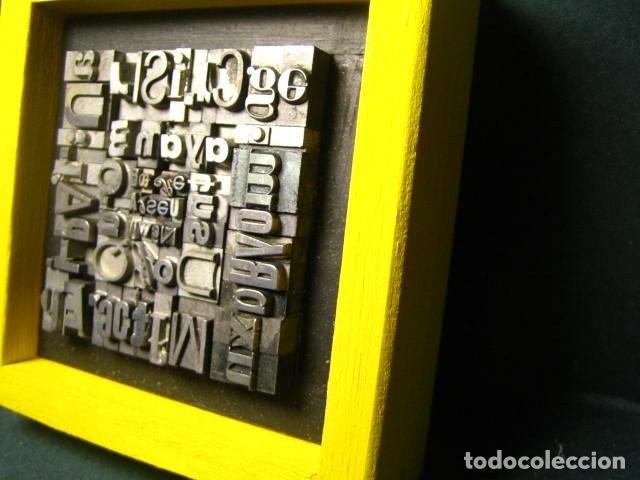 Antig&uuml;edades: IMPRENTA - CUADRO TIPOGRAFICO BICOLOR - UNICO - REF. NUM. 22 - Foto 2