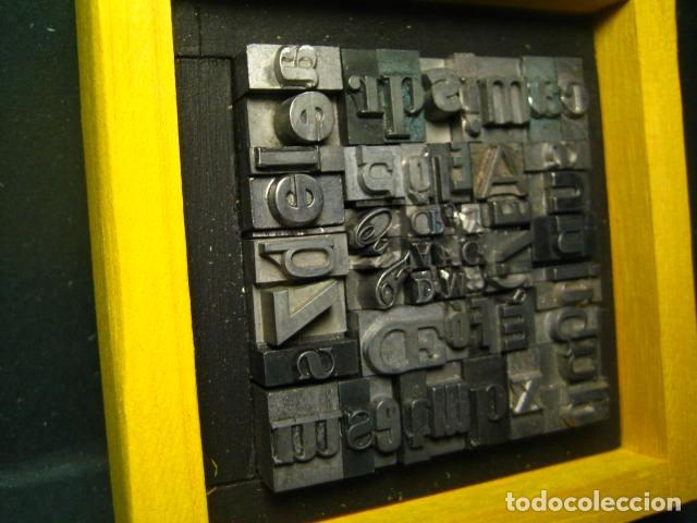 Antig&uuml;edades: IMPRENTA - CUADRO TIPOGRAFICO BICOLOR - UNICO - REF. NUM. 23 - Foto 3